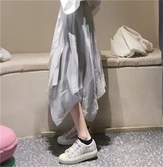 디올 워크앤디올 스니커즈 오블리크 자수 그레이 KCK211OBE_S33G photo review
